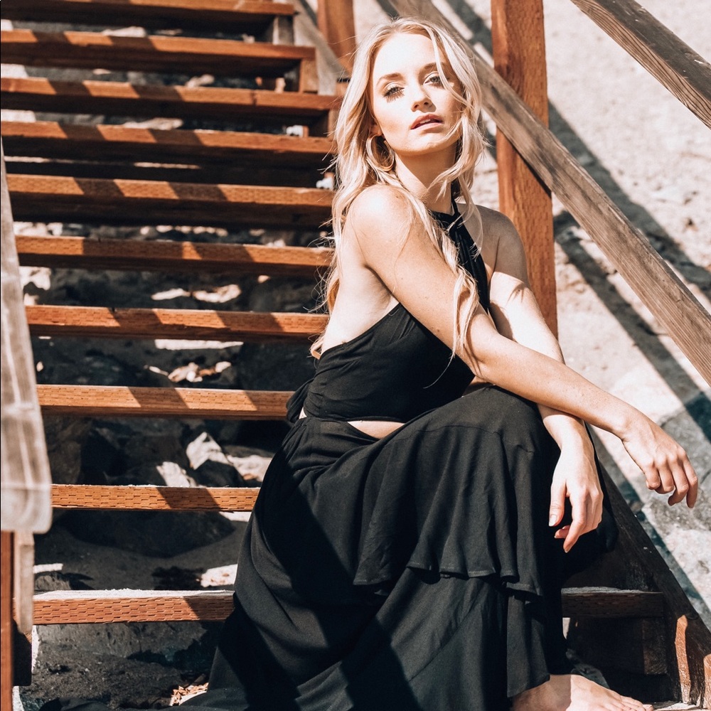 Black Summer Maxi Dresss
